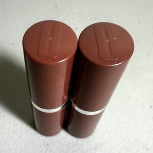 Clinique Bare Pop‎ Lipstick Set 2 Full Size Discontinued Makeup Nude Neutral HTF